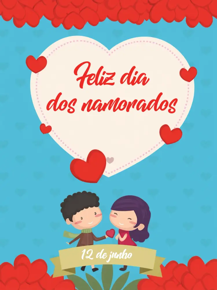 Convite Post Dia Dos Namorados Coração