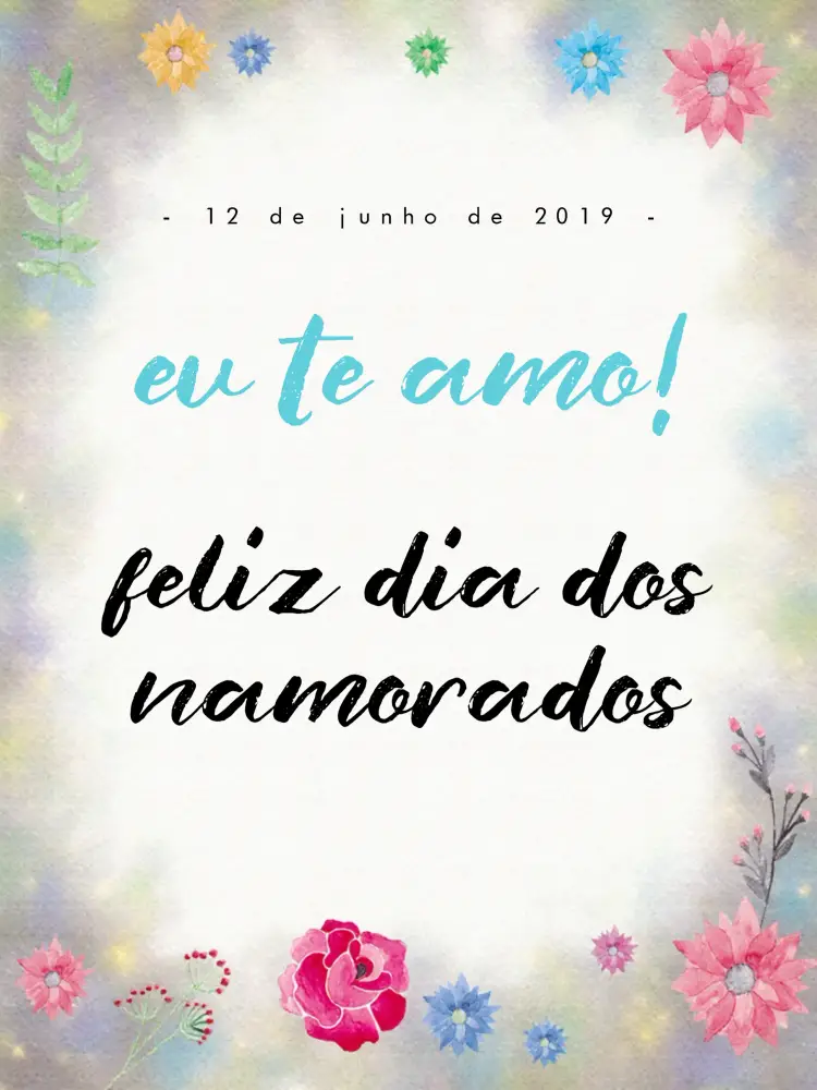 Convite Post Dia Dos Namorados Junho