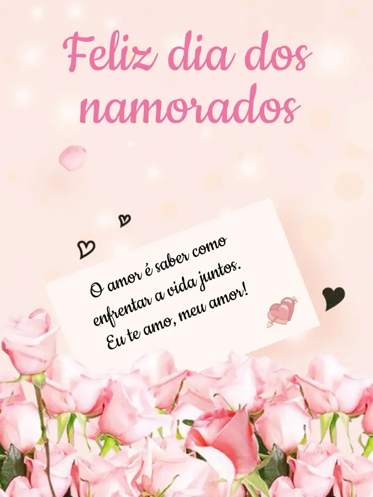 Convite Post Dia Dos Namorados Romântico