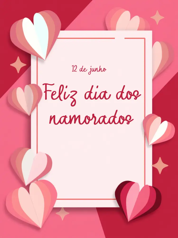 Convite Post Dia Dos Namorados Rosa