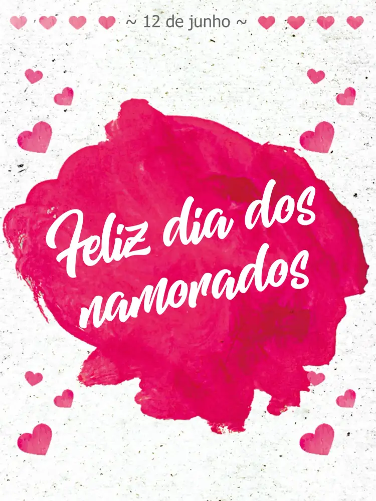 Convite Post Dia Dos Namorados Vermelho – tema Mais pesquisados vermelho, romântico, corações, minimalista, moderno