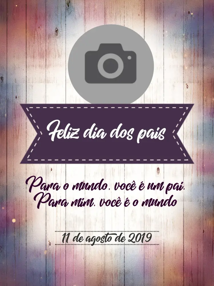 Convite Post Dia Dos Pais Com Foto Amor