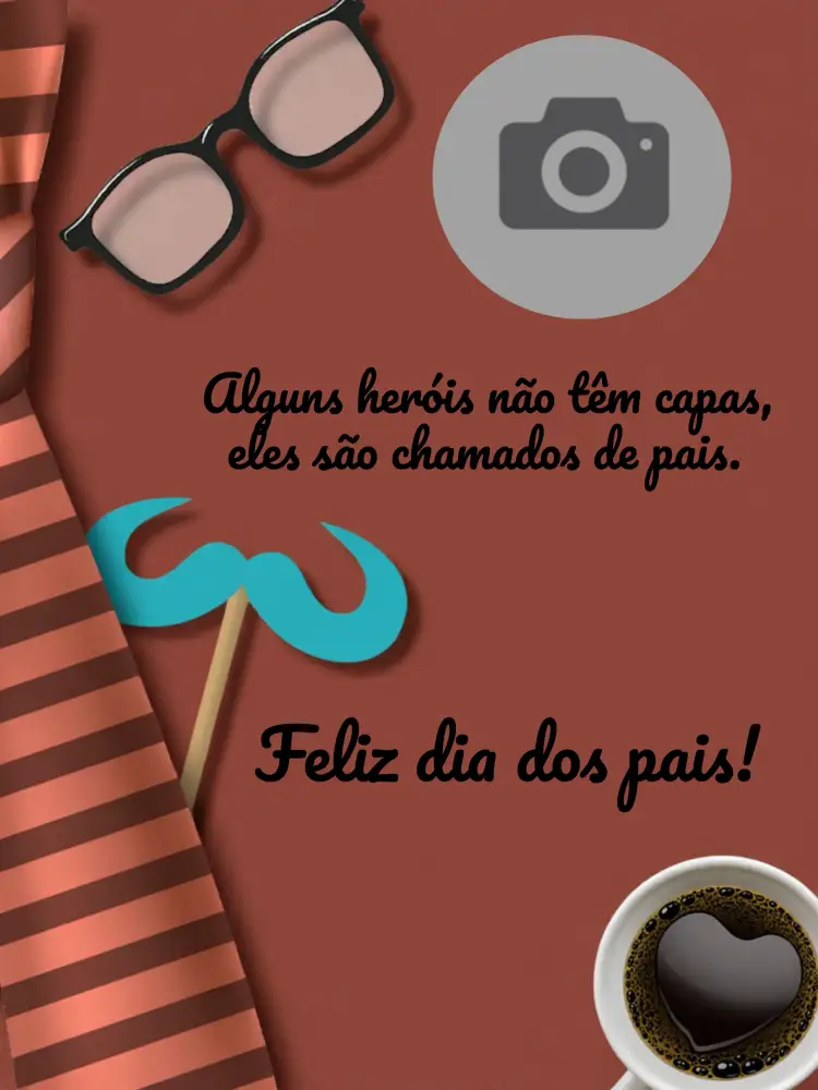 Convite Post Dia Dos Pais Com Foto Herói
