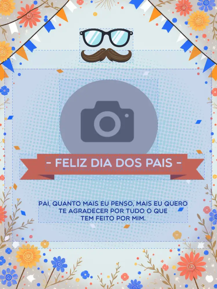 Convite Post Dia Dos Pais Com Foto Homenagem – tema Mais pesquisados moderno, minimalista, elegante, colorido, fotográfico, afetuoso