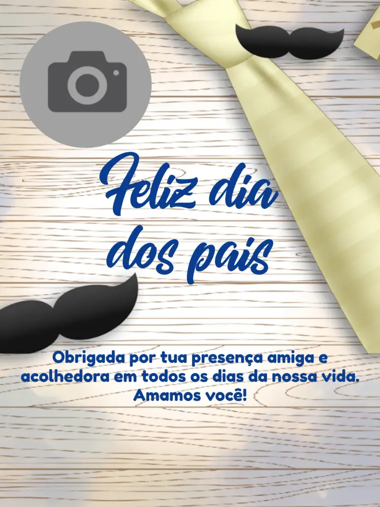 Convite Post Dia Dos Pais Com Foto Homenagem