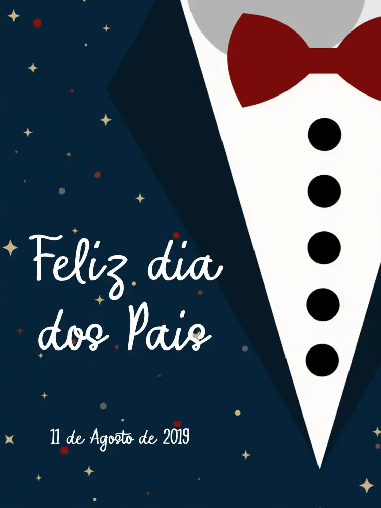 Convite Post Dia Dos Pais Herói – tema Mais pesquisados moderno, elegante, colorido, afetuoso, inspirador