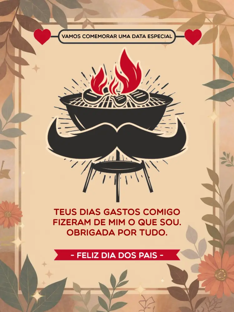 Convite Post Dia Dos Pais Herói