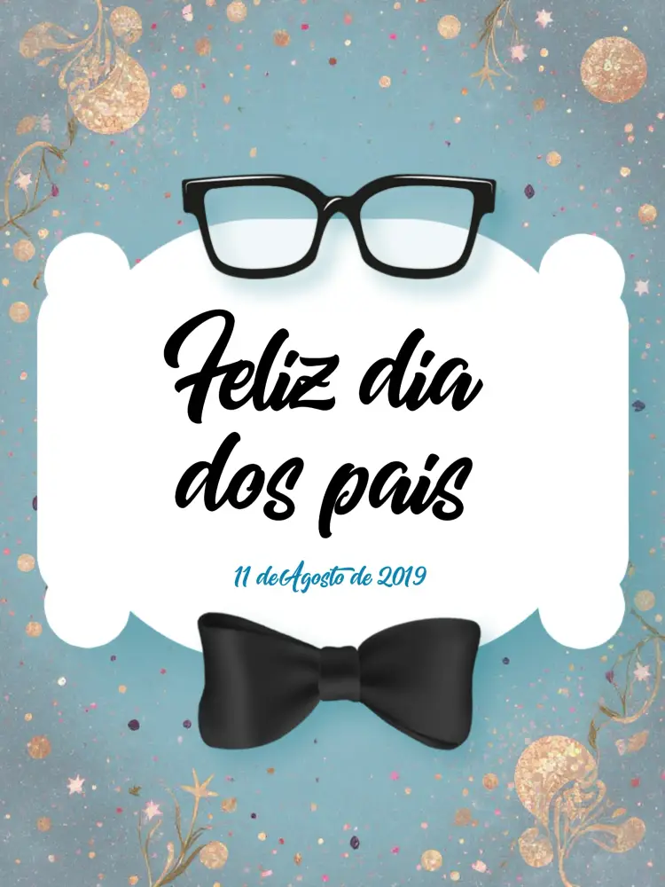 Convite Post Dia Dos Pais Paterno