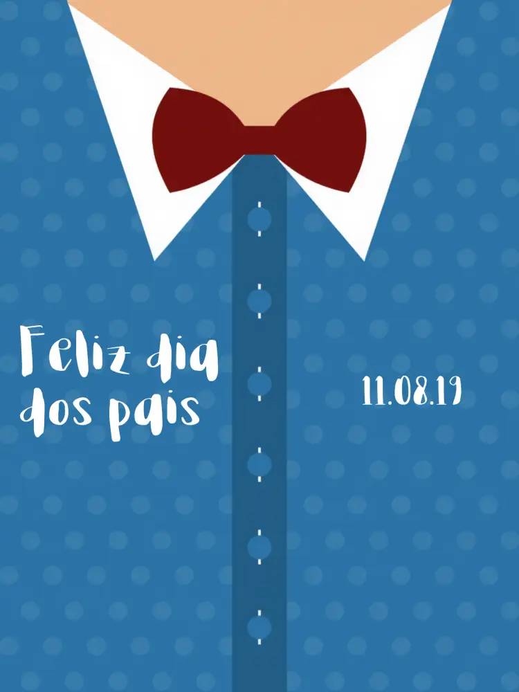 Convite Post Dia Dos Pais Paterno