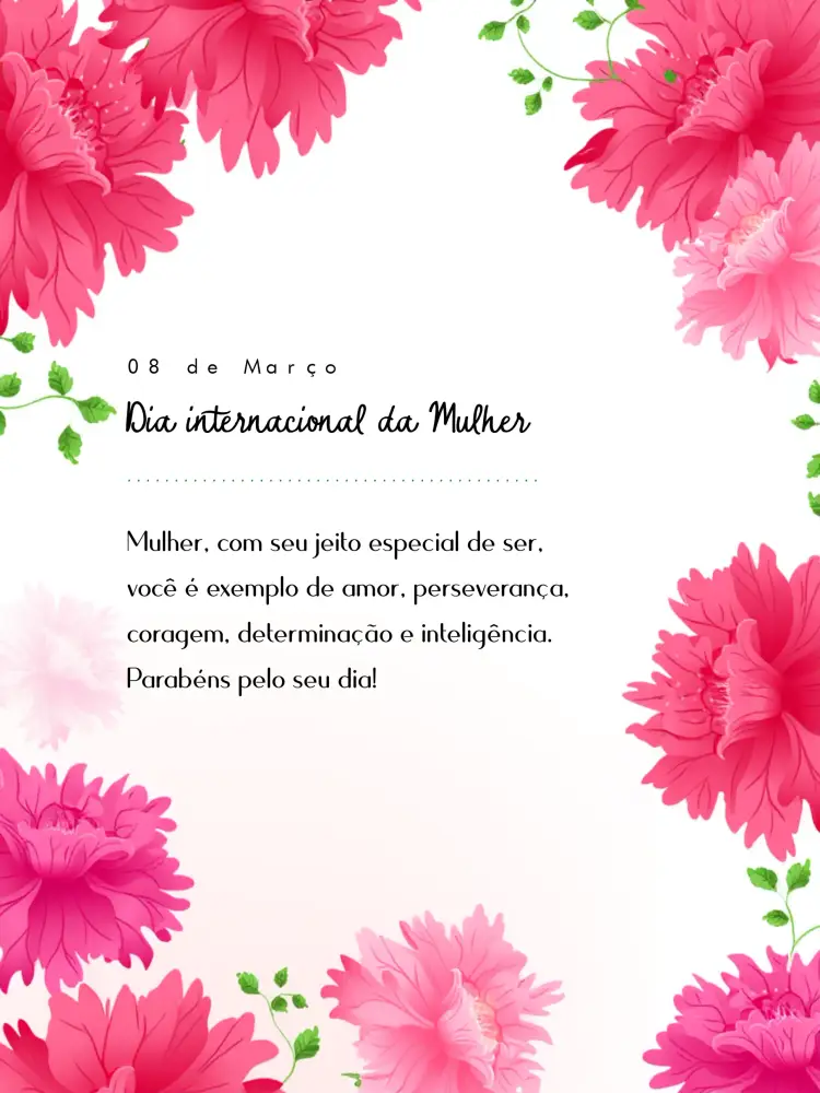 Convite Post Dia Internacional Da Mulher Feliz