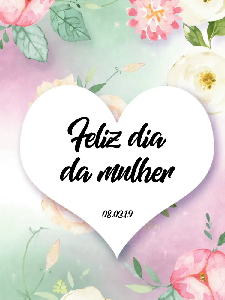 Convite Post Dia Internacional Da Mulher Feminino