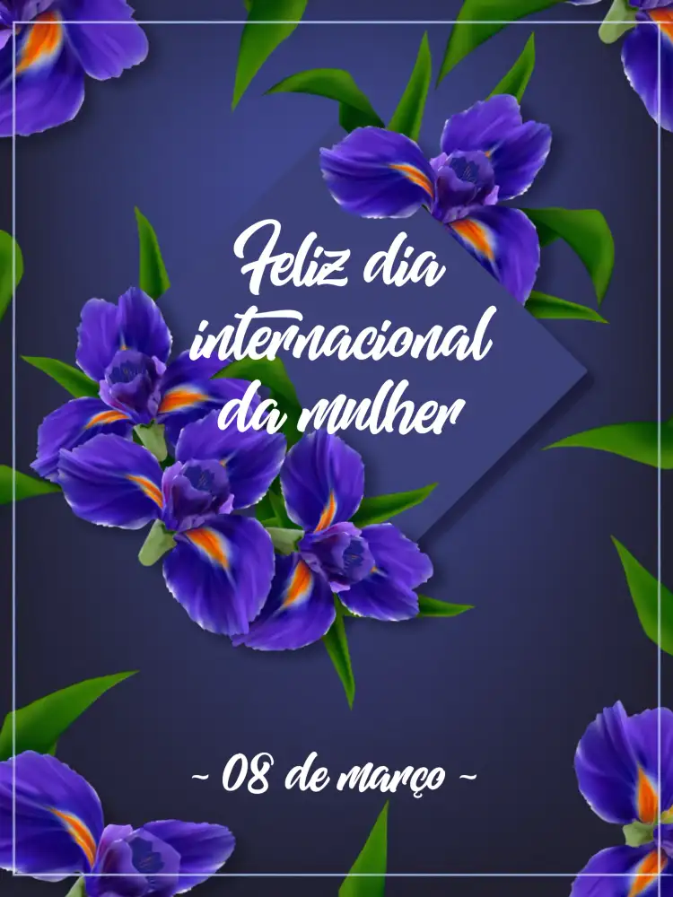 Post Dia Internacional Da Mulher Feminino
