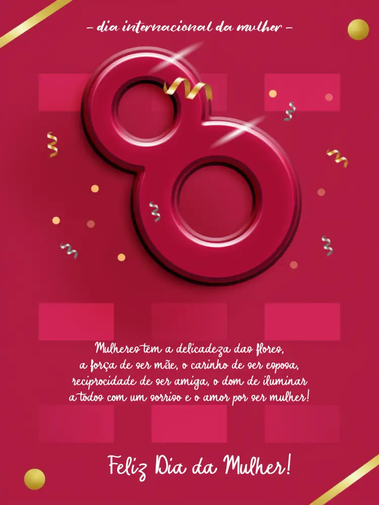 Convite Post Dia Internacional Da Mulher Março