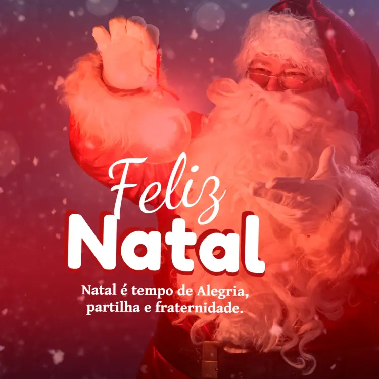 Convite Post Feliz Natal Vermelho – tema Datas Comemorativas vermelho, festivo, clássico, moderno, temático