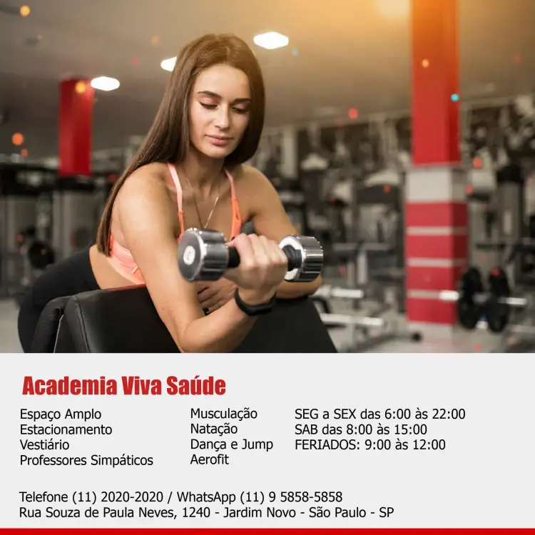 Convite Post Para Academia Na