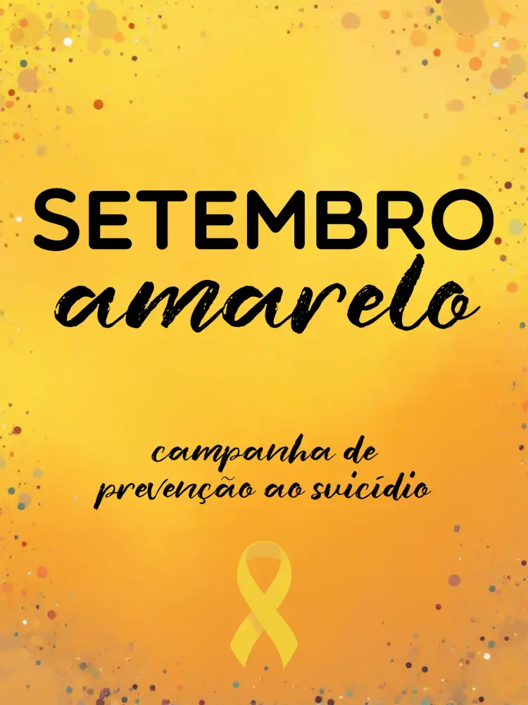 Convite Post Para Campanha Setembro Amarelo Combate