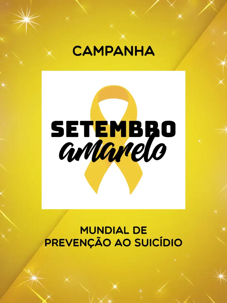 Convite Post Para Campanha Setembro Amarelo Combate