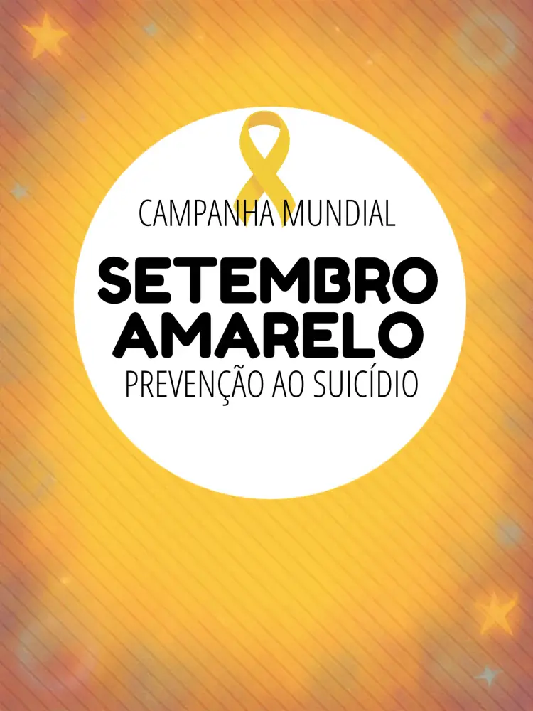 Convite Post Para Campanha Setembro Amarelo Solidão