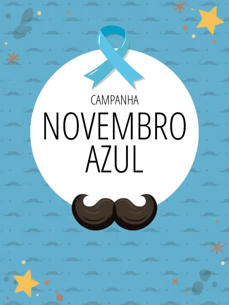 Convite Post Para Novembro Azul Câncer