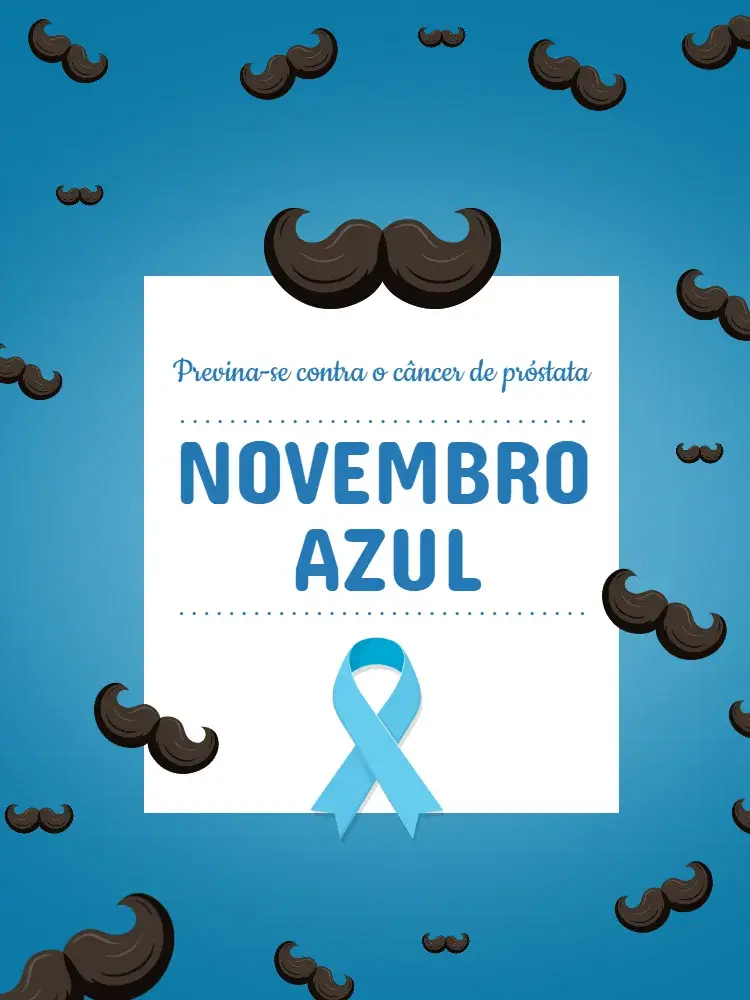 Convite Post Para Novembro Azul Câncer