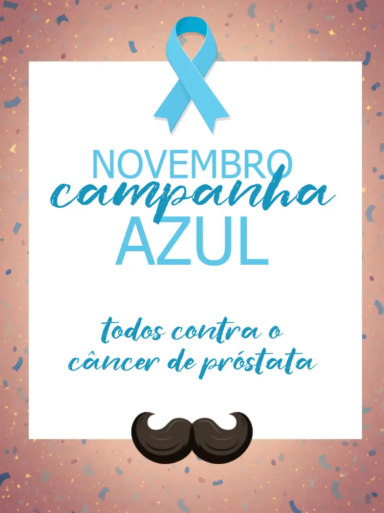 Convite Post Para Novembro Azul Câncer