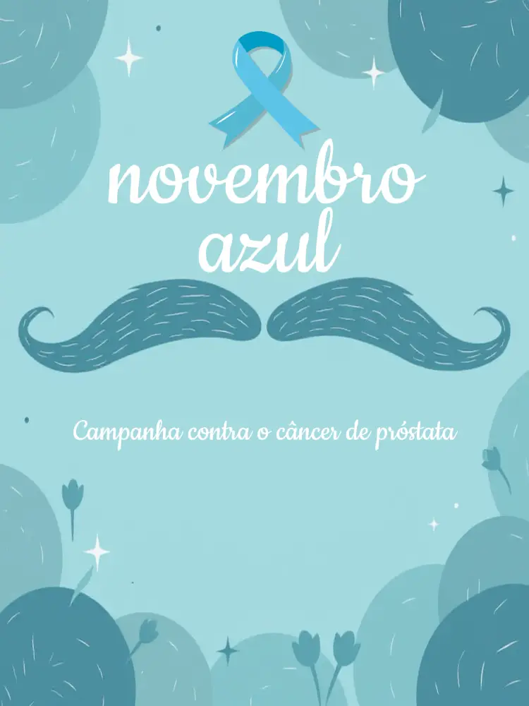 Convite Post Para Novembro Azul Homem