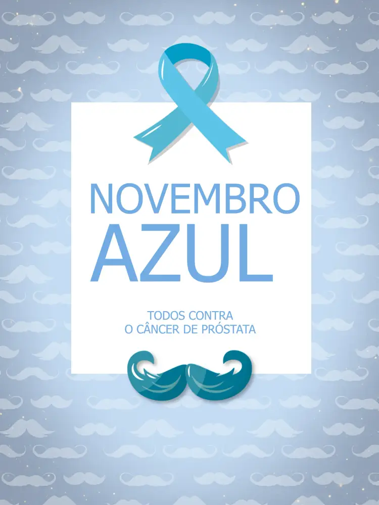 Convite Post Para Novembro Azul Homem
