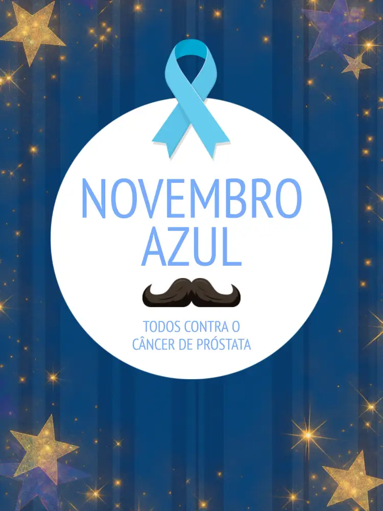 Convite Post Para Novembro Azul Homens – tema Mais pesquisados azul, moderno, minimalista, gráfico, saudável