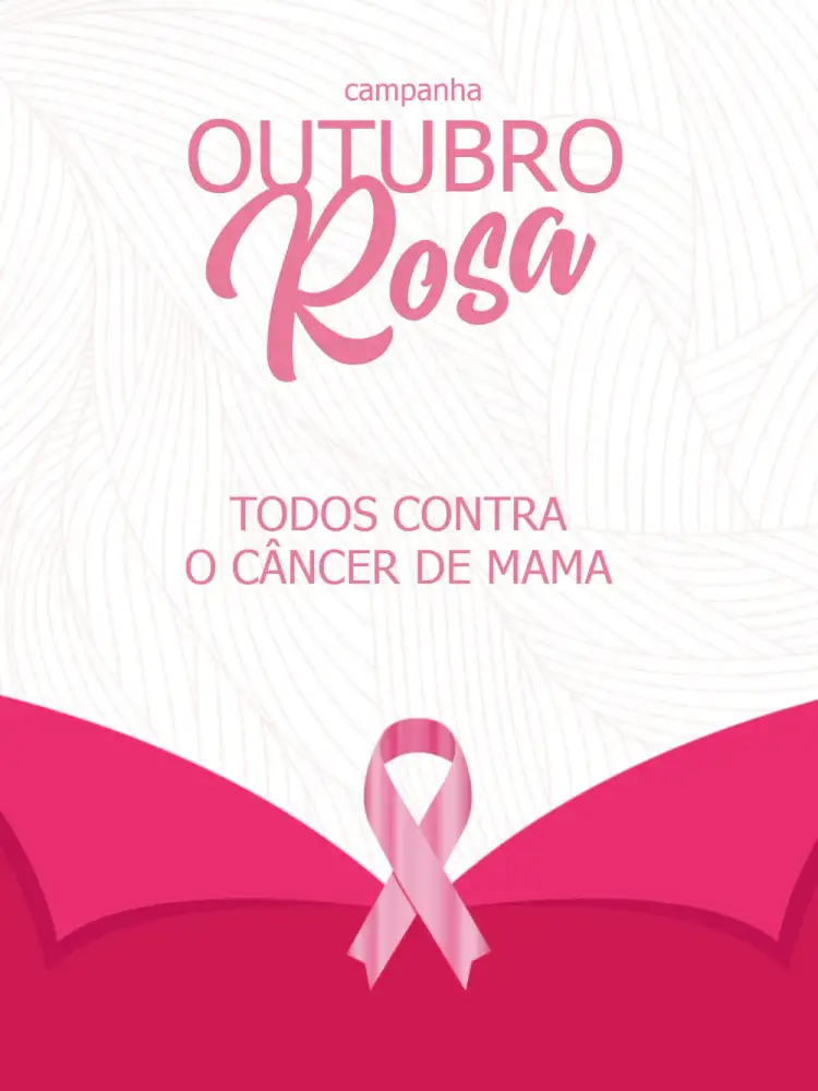 Convite Post Para Outubro Rosa Campanha – tema Mais pesquisados rosa pastel, minimalista, moderno, inspirador, floral, elegante