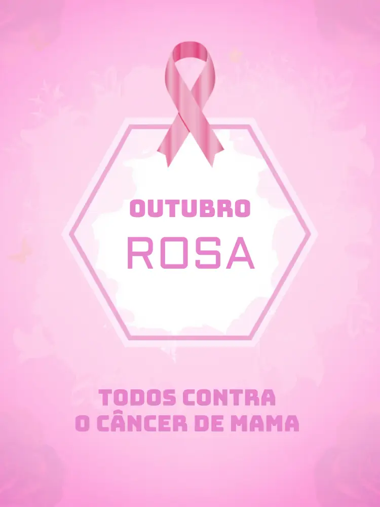Convite Post Para Outubro Rosa Mama