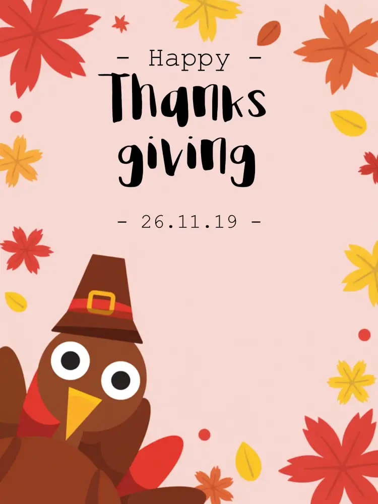 Convite Post Thanksgiving Commemoration