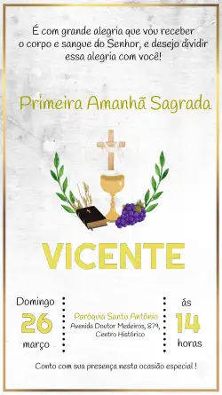 Primeira Comunhão Batizado