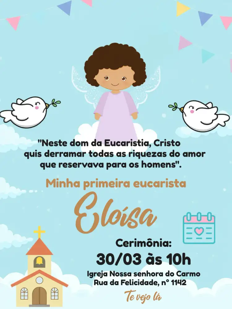 Primeira Eucaristia Igreja