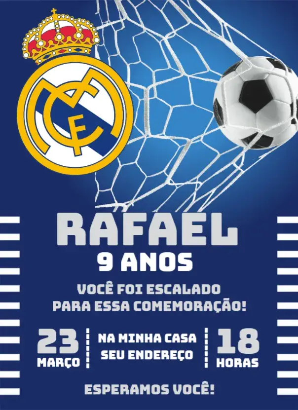 Convite Real Madri 3