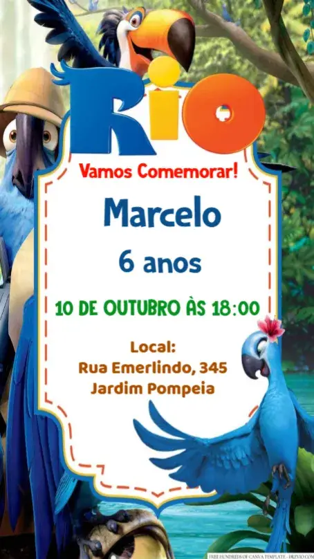 Convite Rio o Filme