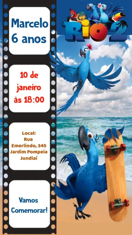 Convite Rio o Filme 2