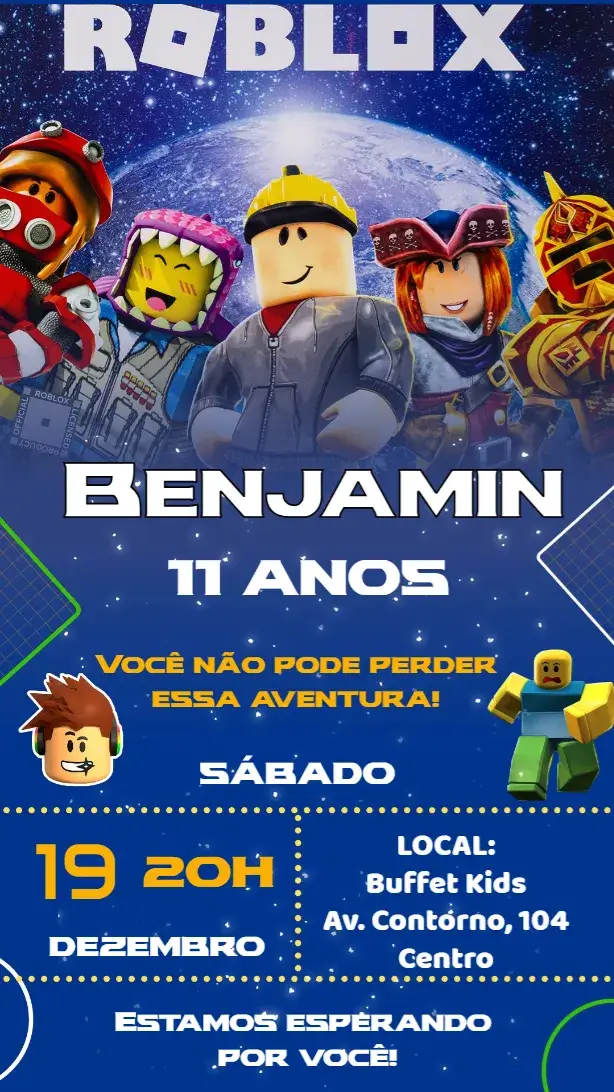 Convite Roblox