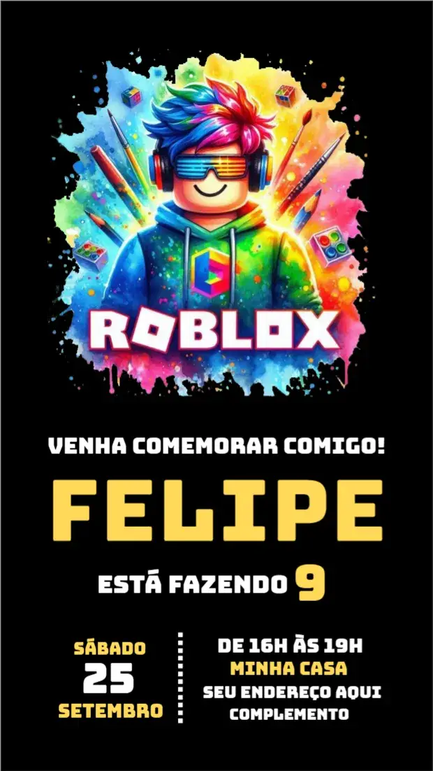 Convite Roblox