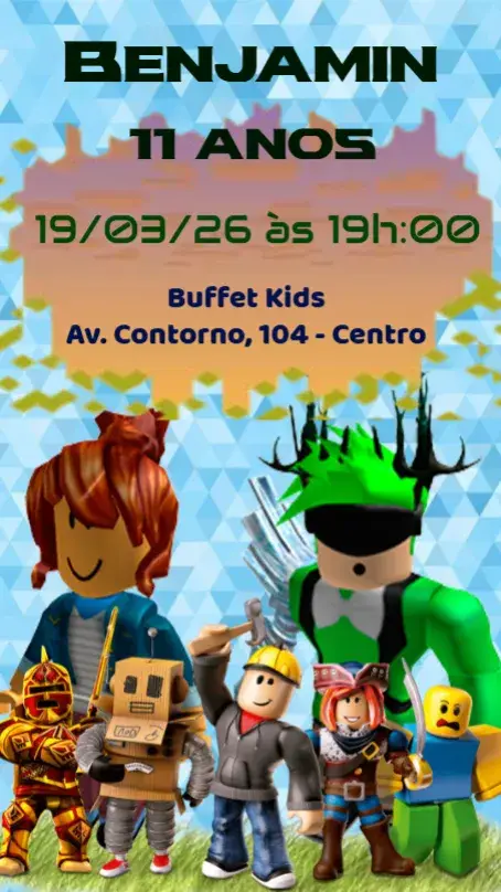 Convite Roblox