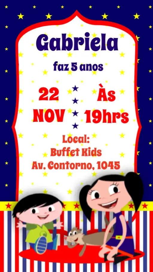 Convite Show da Luna