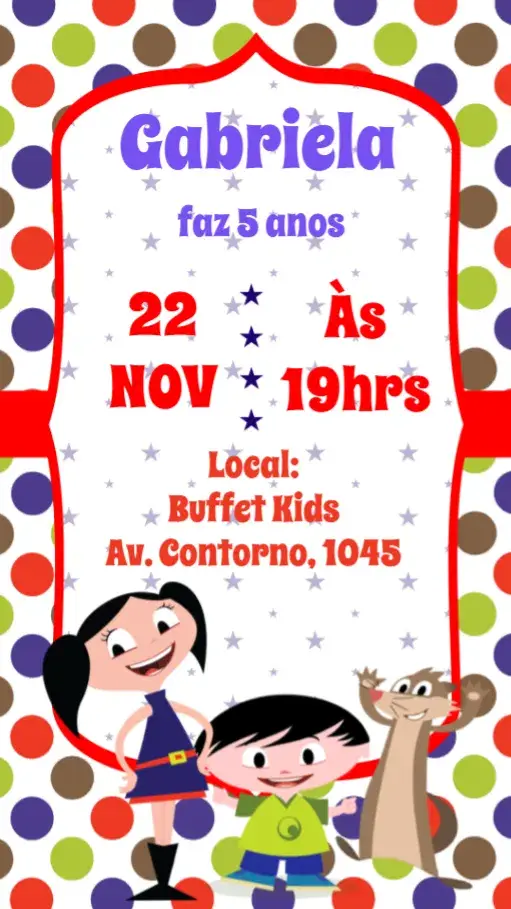Convite Show da Luna