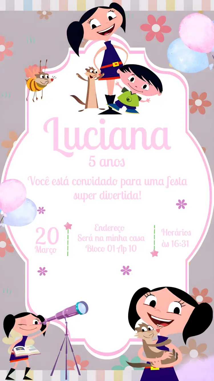 Convite Show Da Lunna