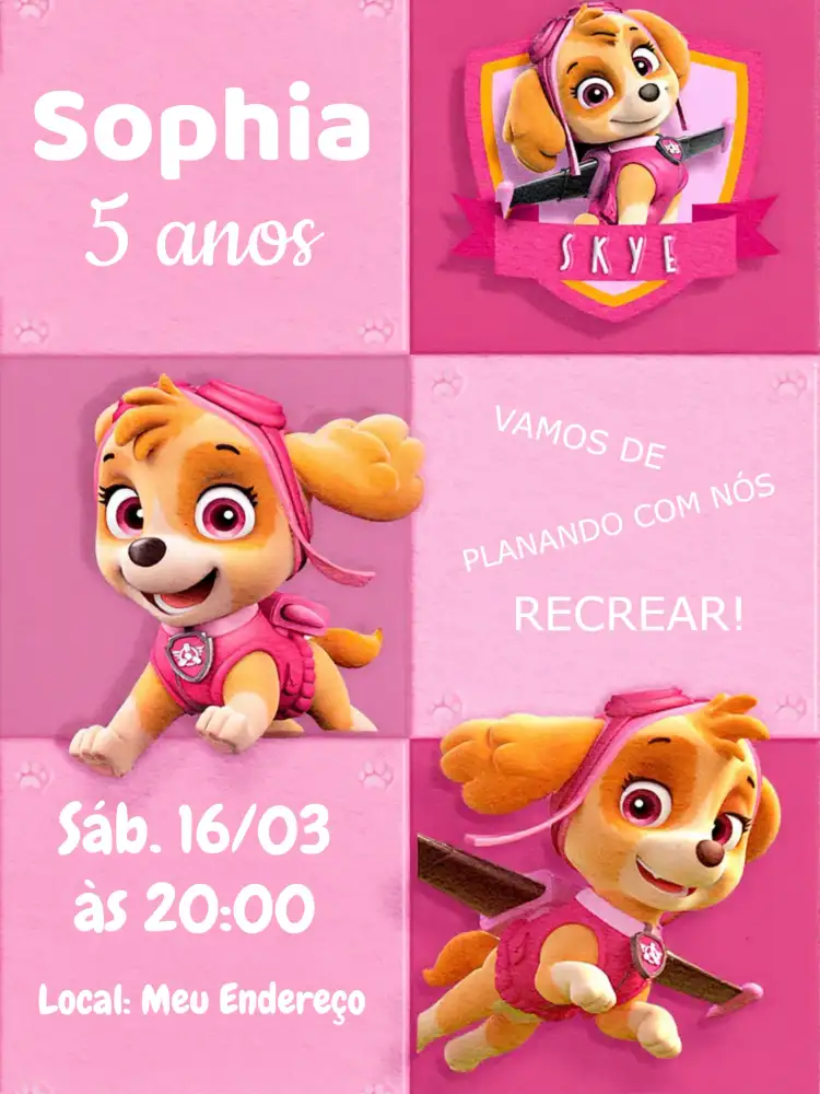 Skye Patrulha Canina Patrol