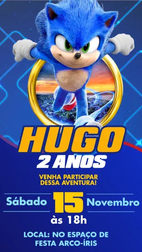 Convite Sonic