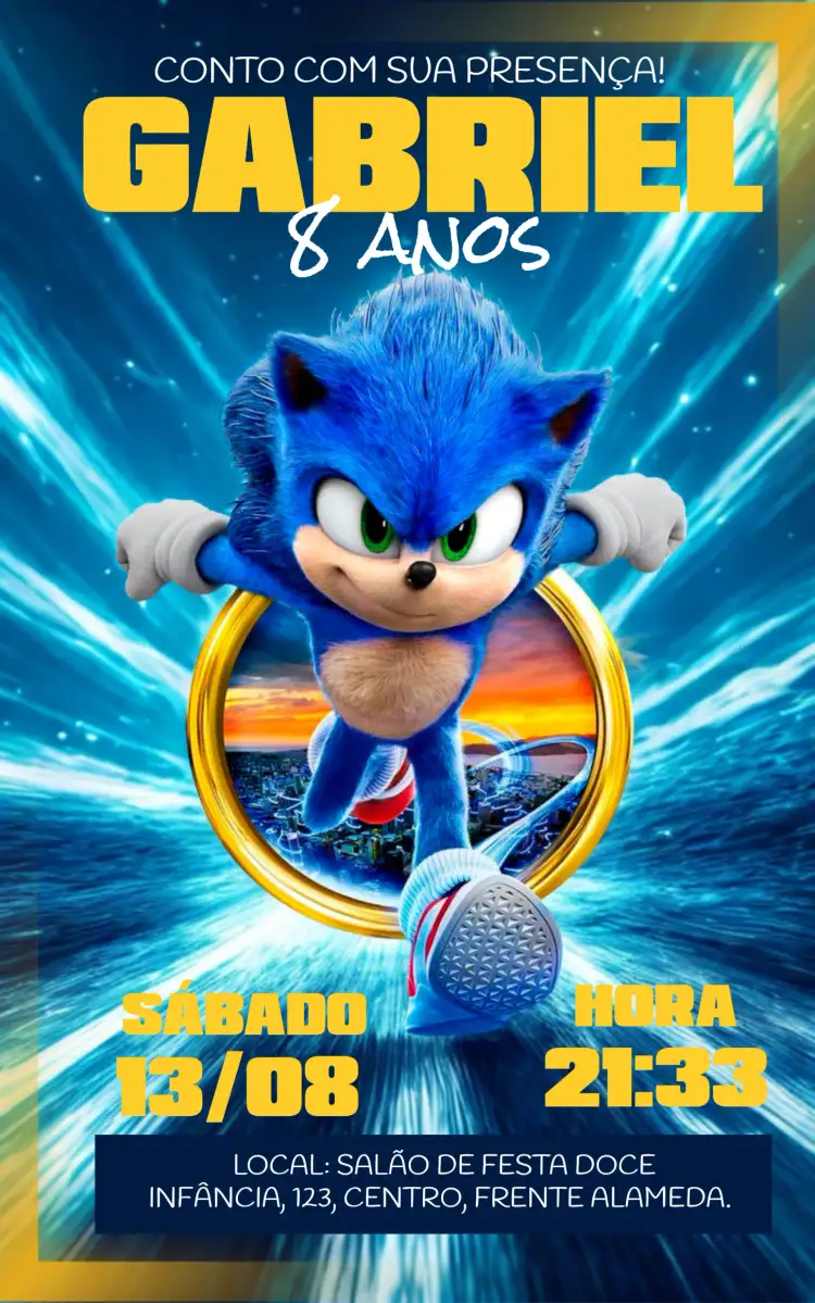 Sonic O Filme Animado