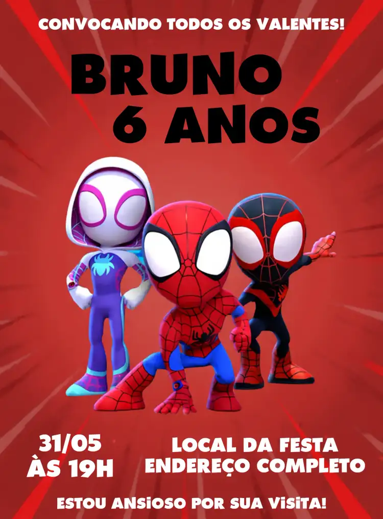 Spidey E Amigos Branco
