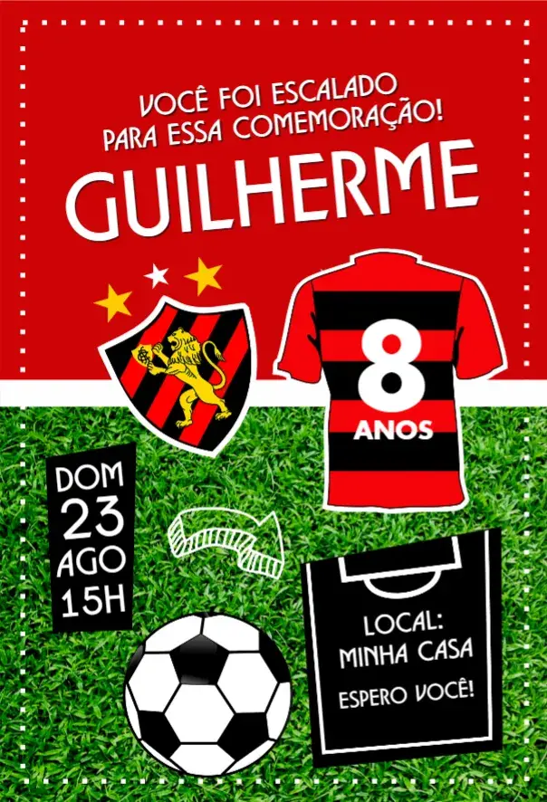 Convite Sport camisa