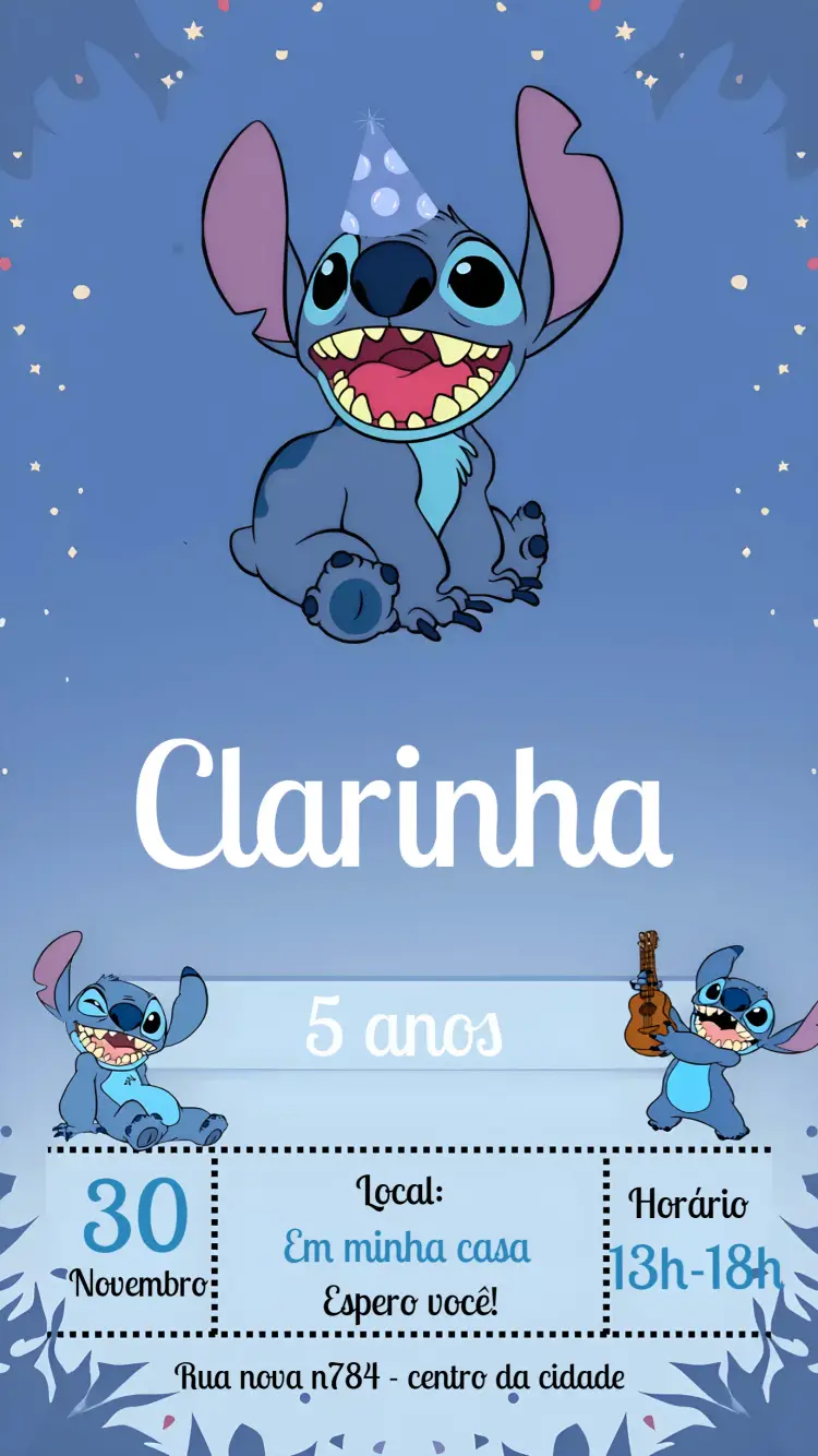 Convite Stitch