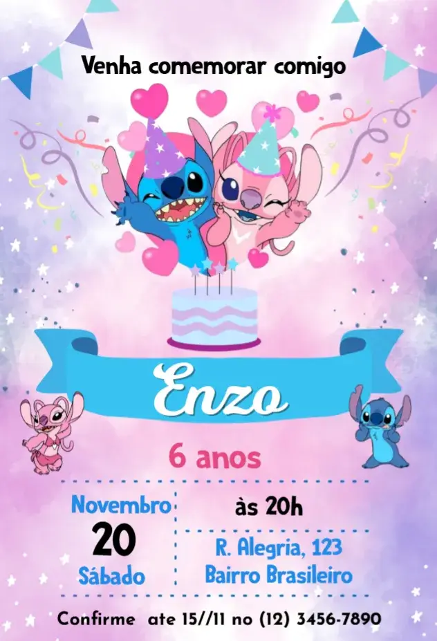Convite Stitch