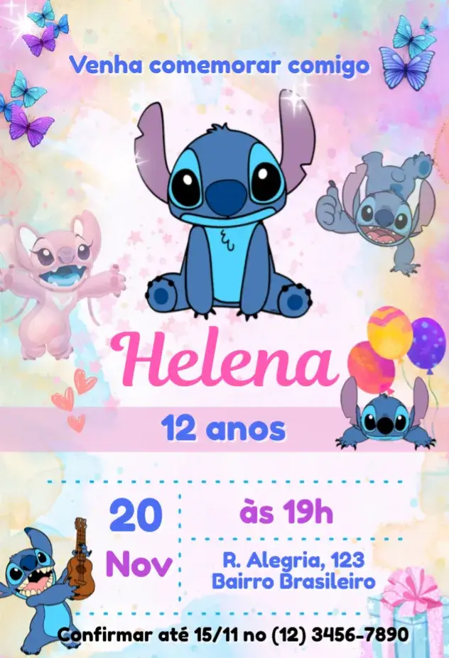 Convite Stitch